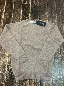 Harley of Scotland Men's New Wool Crew Sweater