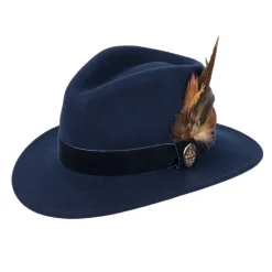 Hicks & Brown Chelsworth Fedora (Coque & Pheasant Feather)