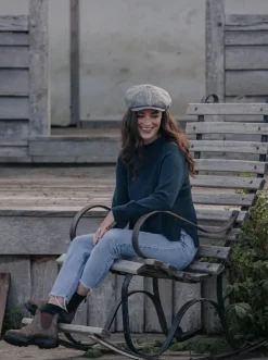 Hicks & Brown Felsham Tweed Baker Boy Cap