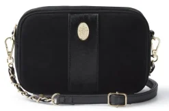 Hicks & Brown Melton Cross Body Bag Black One Size