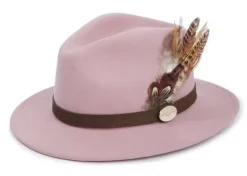Hicks & Brown Suffolk Fedora Hat (Gamebird Feather)