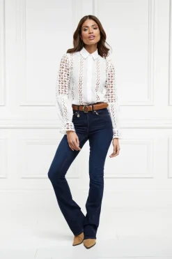 Holland Cooper Broderie Lace Shirt