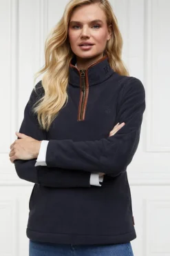 Holland Cooper Country Fleece Half Zip Sweater