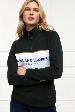 Holland Cooper Womens Sporting Heritage Zip Henley