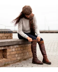 House of Cheviot Lady Katrine Sock Dark Olive