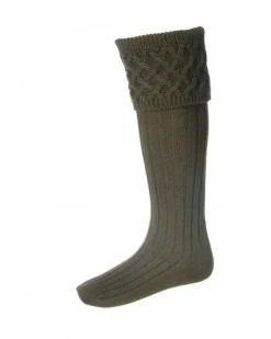 House Of Cheviot Men's Rannoch Sock Spruce