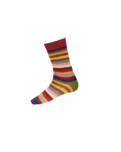 House Of Cheviot Men's Stripy Short Sock