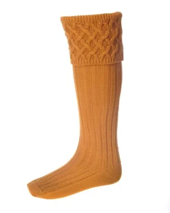 House Of Cheviot Rannoch Sock Ochre