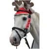 Hy Equestrian Christmas Santa Bridle Set (Set of 3)