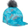 Hy Equestrian Dynaforce Hat Silk Pacific/Grey