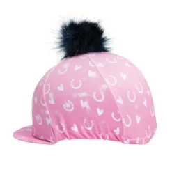 Hy Equestrian Pony Fantasy Hat Silk by Little Rider - Pink/Navy