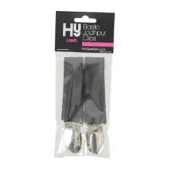 HY Jodhpur Clips Elastic Black