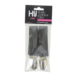 HY Jodhpur Clips Elastic Black