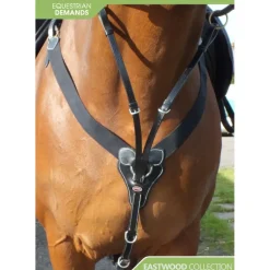 John Whitaker Eastwood Elasticated V-Check Breastplate