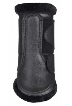 LeMieux Fleece Brushing Boots Black/Black
