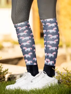 LeMieux Footsie Socks - Christmas Unicorns