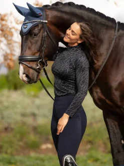 LeMieux Full Grip Brushed Pull On Riding Tights