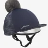 LeMieux Reflective Pom Pom Hat Silk