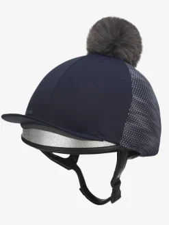 LeMieux Reflective Pom Pom Hat Silk