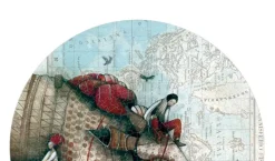 Londji Avec Tatou Round Puzzle