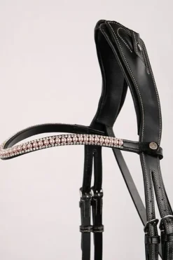 Montar Soft Pink Swarovski Pearl Curved Browband