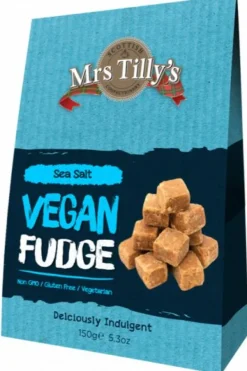 Mrs Tilly's Vegan Fudge Sea Salt 150g
