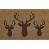 My Mat Printed Coir Stags Head 45x75cm