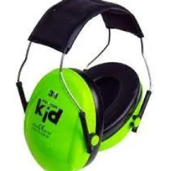 Peltor Kids Neon Green Hearing Protection H510AK