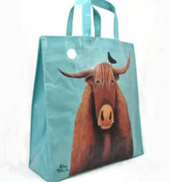 Samual Lamont Ailsa Black PVC Medium Gusset Bag