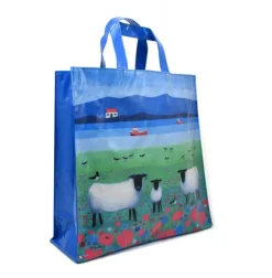 Samual Lamont Ailsa Black PVC Medium Gusset Bag