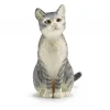 Schleich Grey Tabby Cat