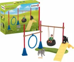 Schleich Puppy Agility Training Play Set