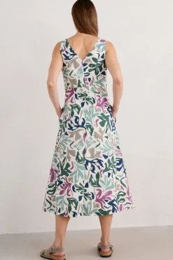 Seasalt Cornwall Sky Beyond Sleeveless V-Neck Dress