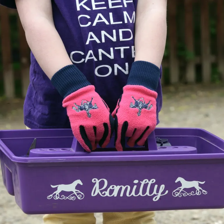 Tuffa Kids Shetland Fleece Riding Gloves