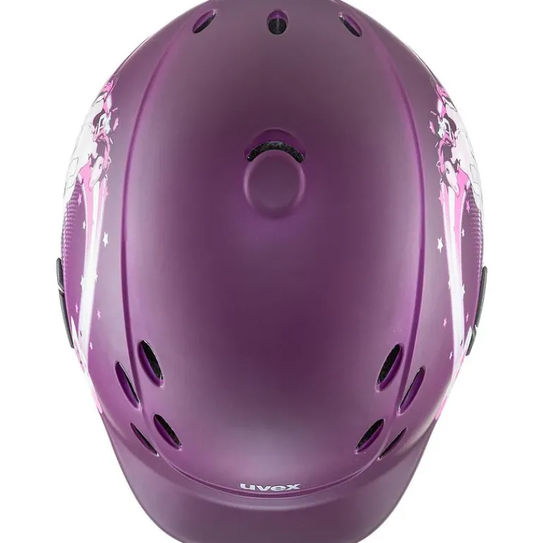 Uvex Onyxx Kids Riding Helmet Princess Berry Matt