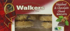 Walkers Hazelnut & Chocolate Chunk Biscuits 150g