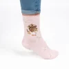 Wrendale 'Grinny Pig' Socks